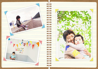 デザインコラージュプリント