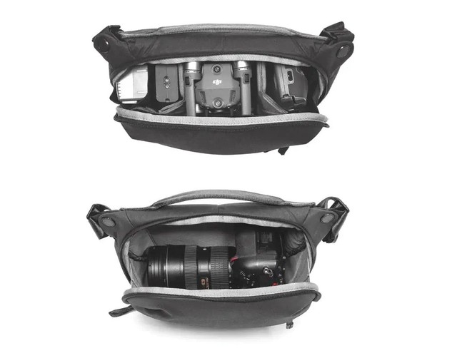 LUXXe GRIDジップショルダーバッグSコヨーテ