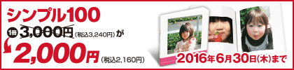 シンプル100ディスカウントキャンペーン