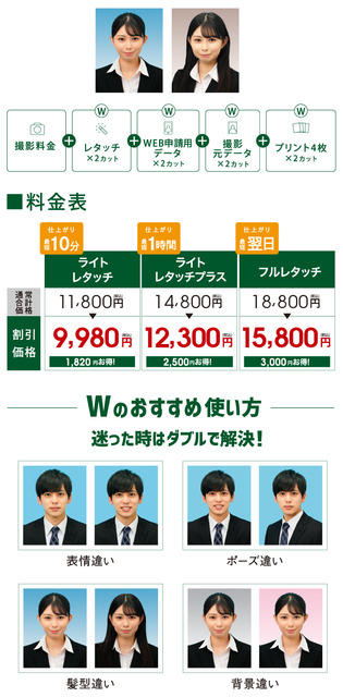 就活応援パックW