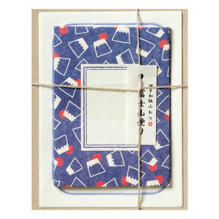 ハクバ 和紙ミニレターセット 富士山便り 封筒4枚