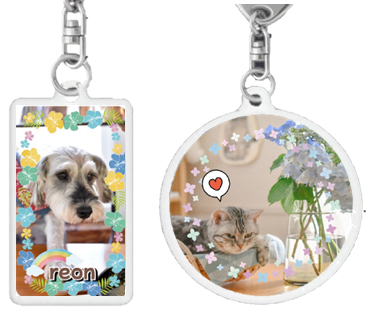 【写真キーホルダー】夏用サンプル2