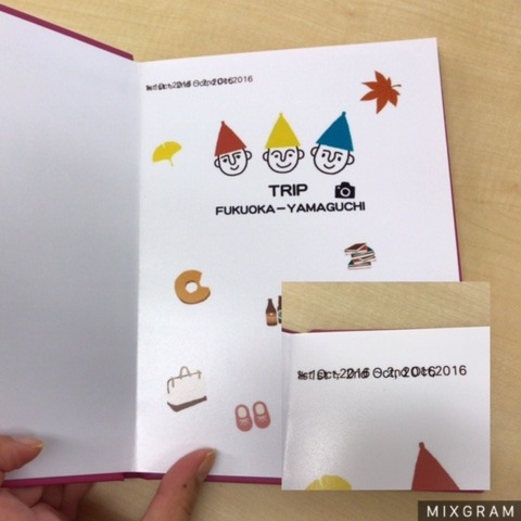 フォトブック中表紙