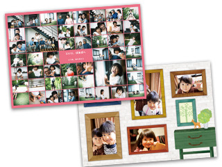 夏得キャンペーンシャッフル・コラージュ